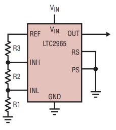 LTC2965 Resistor Configuration